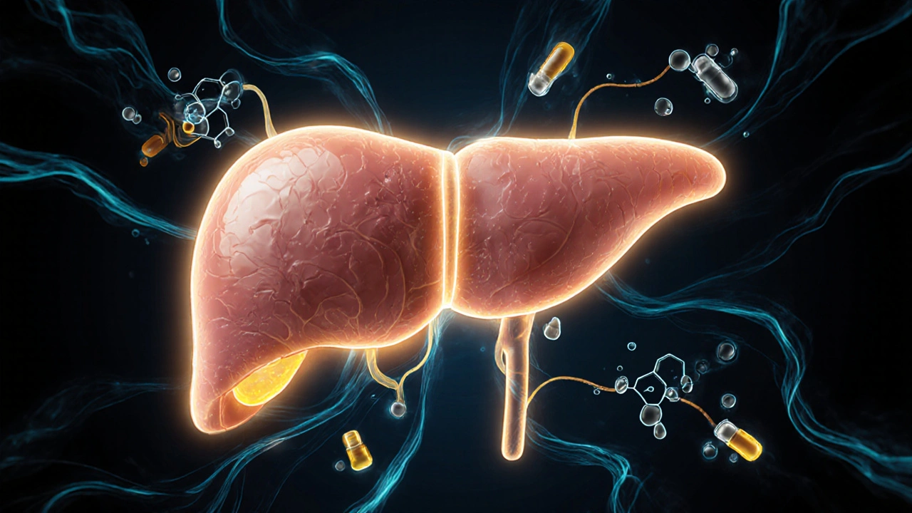 Když játra přeměňují alkohol na méně toxické látky, podporují ho vitamíny a voda.