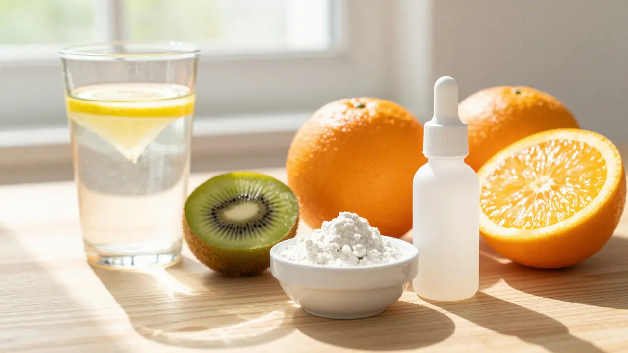 Ingredience pro klouby: citron, kiwi a kolagen