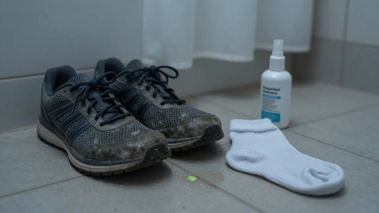 Boty a ponožky v vlhkém prostředí jako riziko plísně