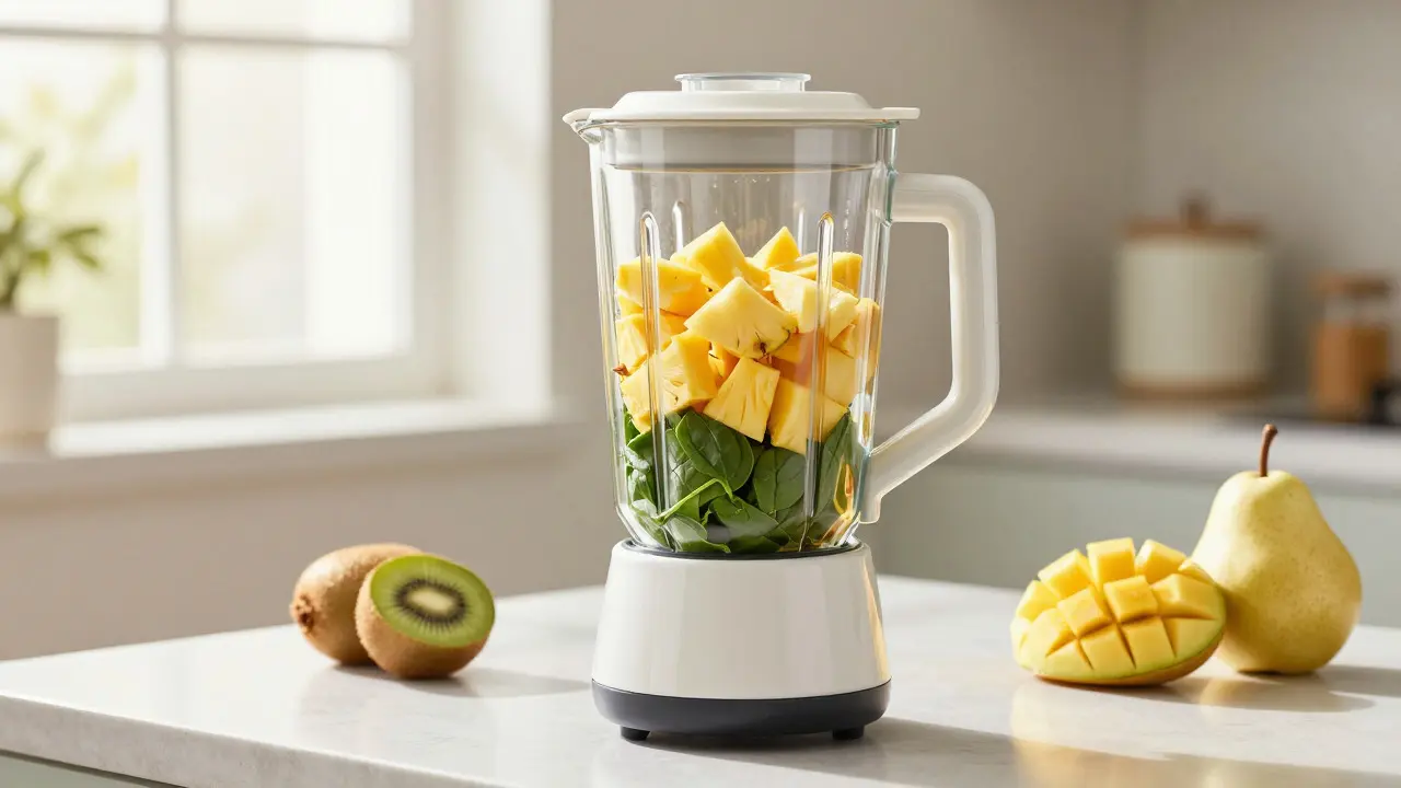Smoothie z ananasu a mangy pro podporu trávení